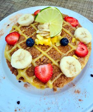 Key Lime Pancakes at Shangri-La Springs in Bonita Springs