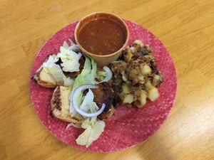 The Felicia bean Sliders at Jackfruit Cafe in Tahoka