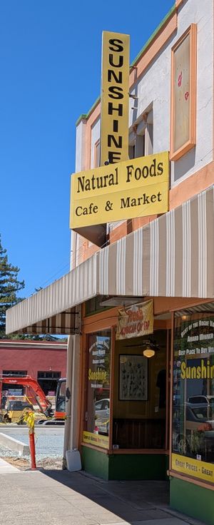 exterior at Sunshine Natural Foods Cafe in Grants Pass