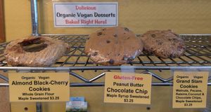 cookies at Sunshine Natural Foods Cafe in Grants Pass