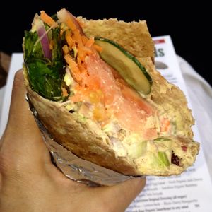 Tuna Rollup Sandwich: Amazing!!! at Sunshine Natural Foods Cafe in Grants Pass