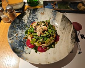 The vegan dish. at Comte Roger in Carcassonne