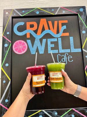 Fresh Pressed Juices at CraveWell Cafe in Collegeville