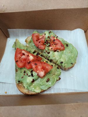 Avocado toast at CraveWell Cafe in Collegeville
