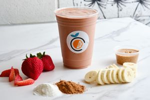 Chocolate Strawberry Smoothie at CraveWell Cafe in Collegeville