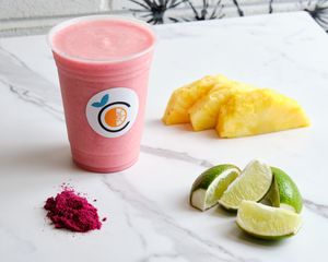 Dragonfruit Limeade Smoothie at CraveWell Cafe in Collegeville