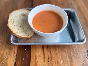 Creamy Tomato Soup at CraveWell Cafe in Collegeville