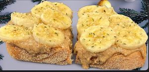 Cinnamon Banana Nut Toast at CraveWell Cafe in Collegeville