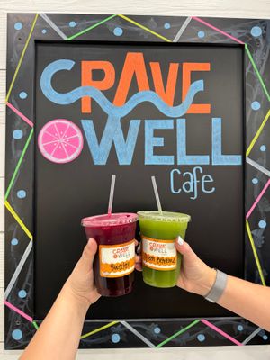 Fresh Pressed Juices at CraveWell Cafe in Malvern