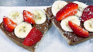 Hazelnut Toast at CraveWell Cafe in Malvern