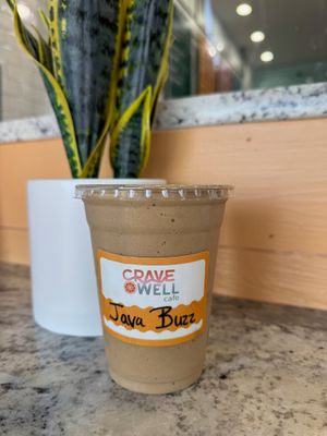 Java Buzz Smoothie at CraveWell Cafe in Malvern
