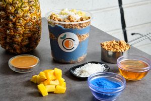 Island Blue Smoothie Bowl at CraveWell Cafe in Malvern