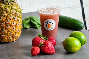 Strawberry Mojo - Fresh Juice at CraveWell Cafe in Malvern