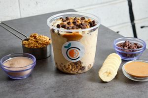 Peanut Butter Bliss Smoothie Bowl at CraveWell Cafe in Malvern