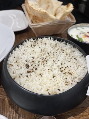 Cumin rice  at Spoonful of India in Brussels