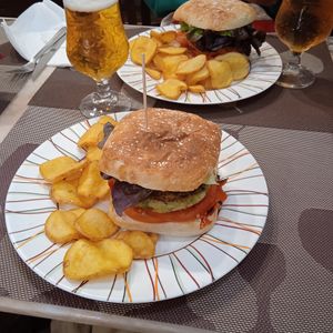 Vegan burgers at Bar Niu Cup in Balaguer
