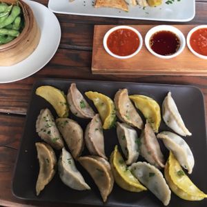 18 vegan dumplings  at Momos - Organic Veggie Dumplings in Berlin