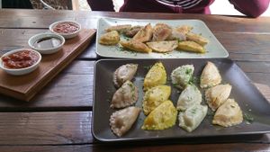 Vegan dumplings  at Momos - Organic Veggie Dumplings in Berlin