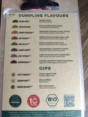 Momo's Legend 😋🤤 at Momos - Organic Veggie Dumplings in Berlin