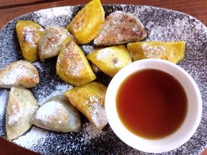 Sweet dumplings at Momos - Organic Veggie Dumplings in Berlin