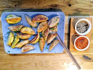 momos at Momos - Organic Veggie Dumplings in Berlin