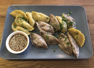 So good  at Momos - Organic Veggie Dumplings in Berlin