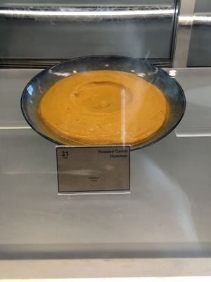 Roasted carrot hummus  at AUH - Todd English Market and Pub - TA  in Abu Dhabi