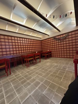 Seating area (0.5 zoom so a bit distorted)  at Ashville Bakery Cafe - 애쉬빌 베이커리 카페 in Seoul