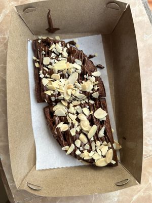 Double choc almondd  at Sacred Cacao in Gianyar