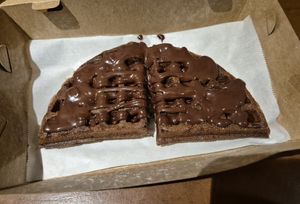 Sacret Waffle Double at Sacred Cacao in Gianyar