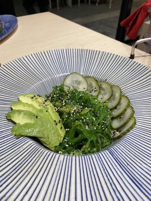 Refreshing saladd  at Aisushi - Corralejo - Maybe closed in Fuerteventura