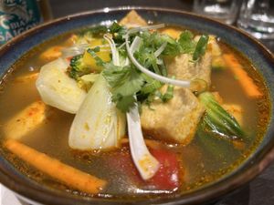 Vegan Spicy Beef Noodle Soup  at Pho 179 in Sunderland