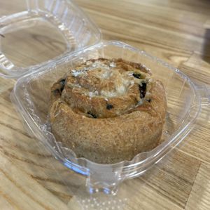 Spinach and cheese roll  at Soleil Bakery at Shady Oaks in Ocala