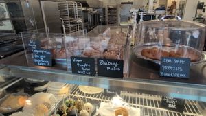 Display case at Soleil Bakery at Shady Oaks in Ocala