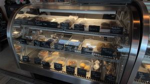 Display case at Soleil Bakery at Shady Oaks in Ocala