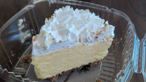 Vegan coconut pie at Soleil Bakery at Shady Oaks in Ocala
