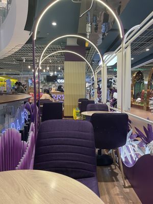 Store seating 6th floor  #Veganuary at Oakberry Acai in Bangkok