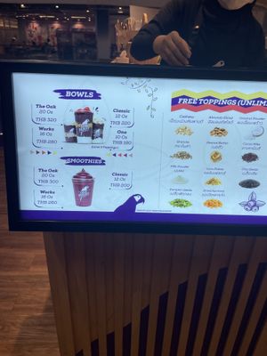   at Oakberry Acai in Bangkok