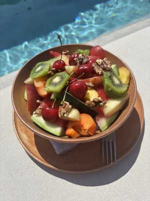   at Ethos Vegan Retreat in Santorini