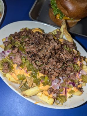 Loaded fries at Eden Jaxx - Illum in Copenhagen