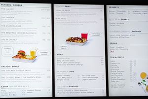 Menu at Eden Jaxx - Illum in Copenhagen