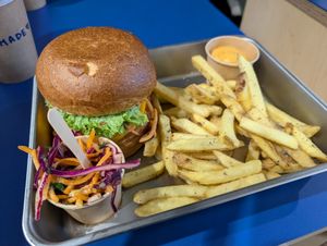 Garden burger at Eden Jaxx - Illum in Copenhagen