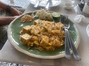 Tofu pad Thai   at Plearn Koh Chang in Koh Chang
