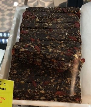 Energy bar  at So Fresh Vitoshka in Sofia