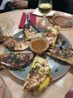 Quesabirrias at La Galla Tasca Vegana in Barcelona