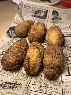 Croquetas veganas  at La Galla Tasca Vegana in Barcelona