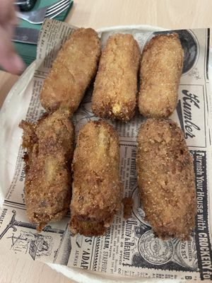 Croquets  at La Galla Tasca Vegana in Barcelona