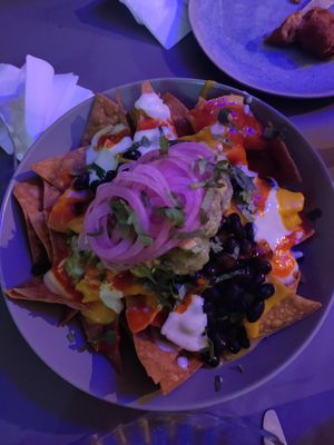 Nachos at La Galla Tasca Vegana in Barcelona