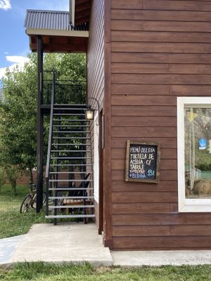 Daily menu  at Lo del Manu in El Chalten