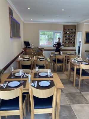 Inside  at Lo del Manu in El Chalten